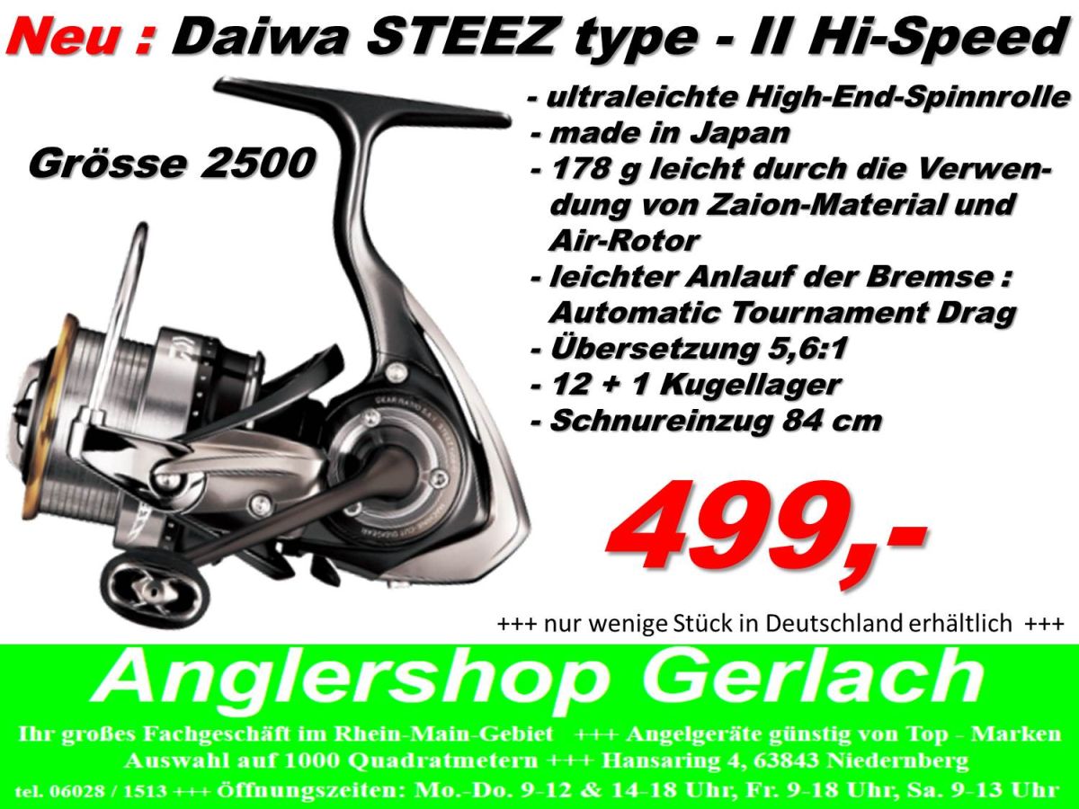 daiwa STEEZ type II hi speed   2
